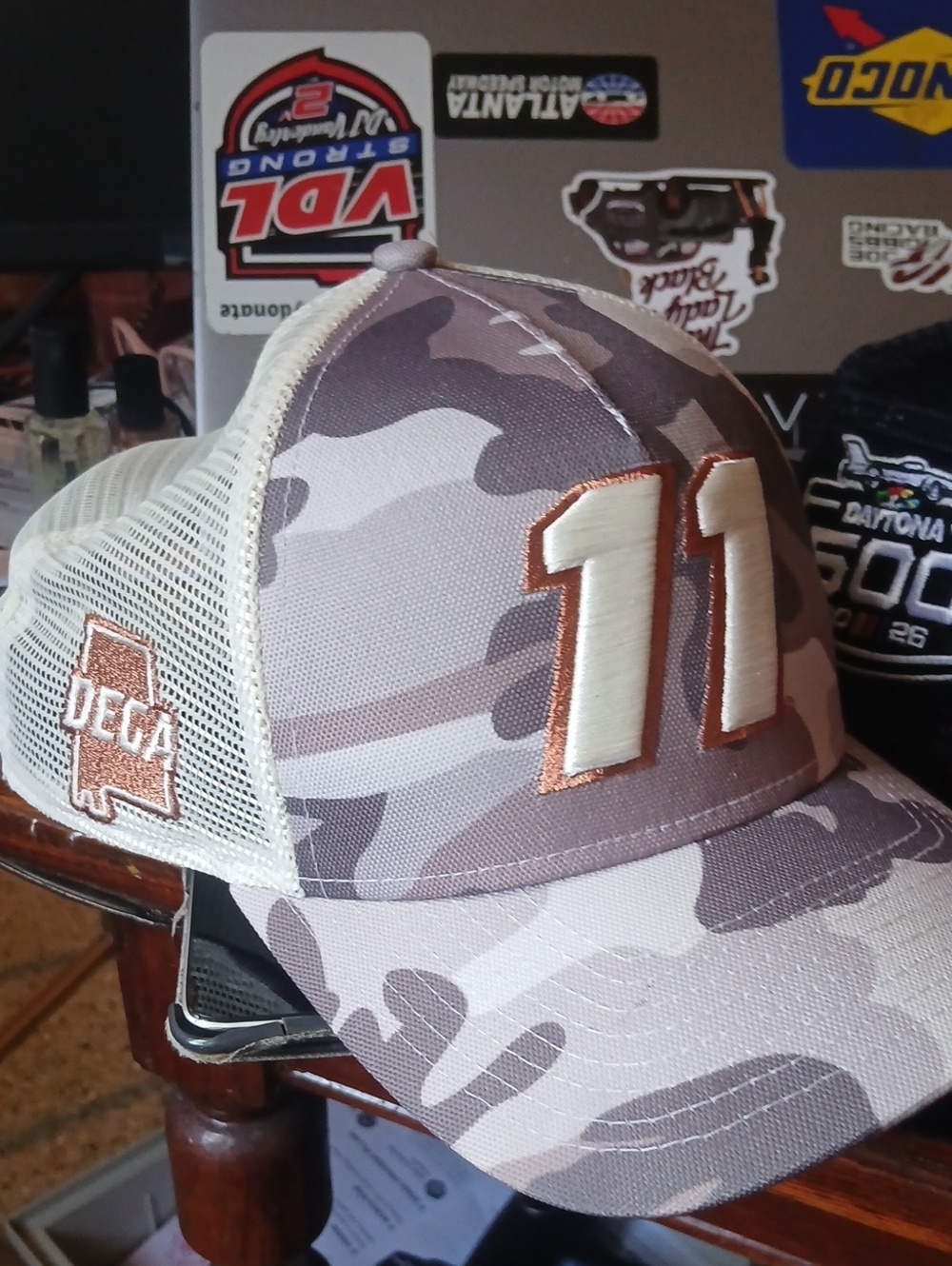 Denny Hamlin Nascar New Era Trucker Style Hats - Picture 2 of 8